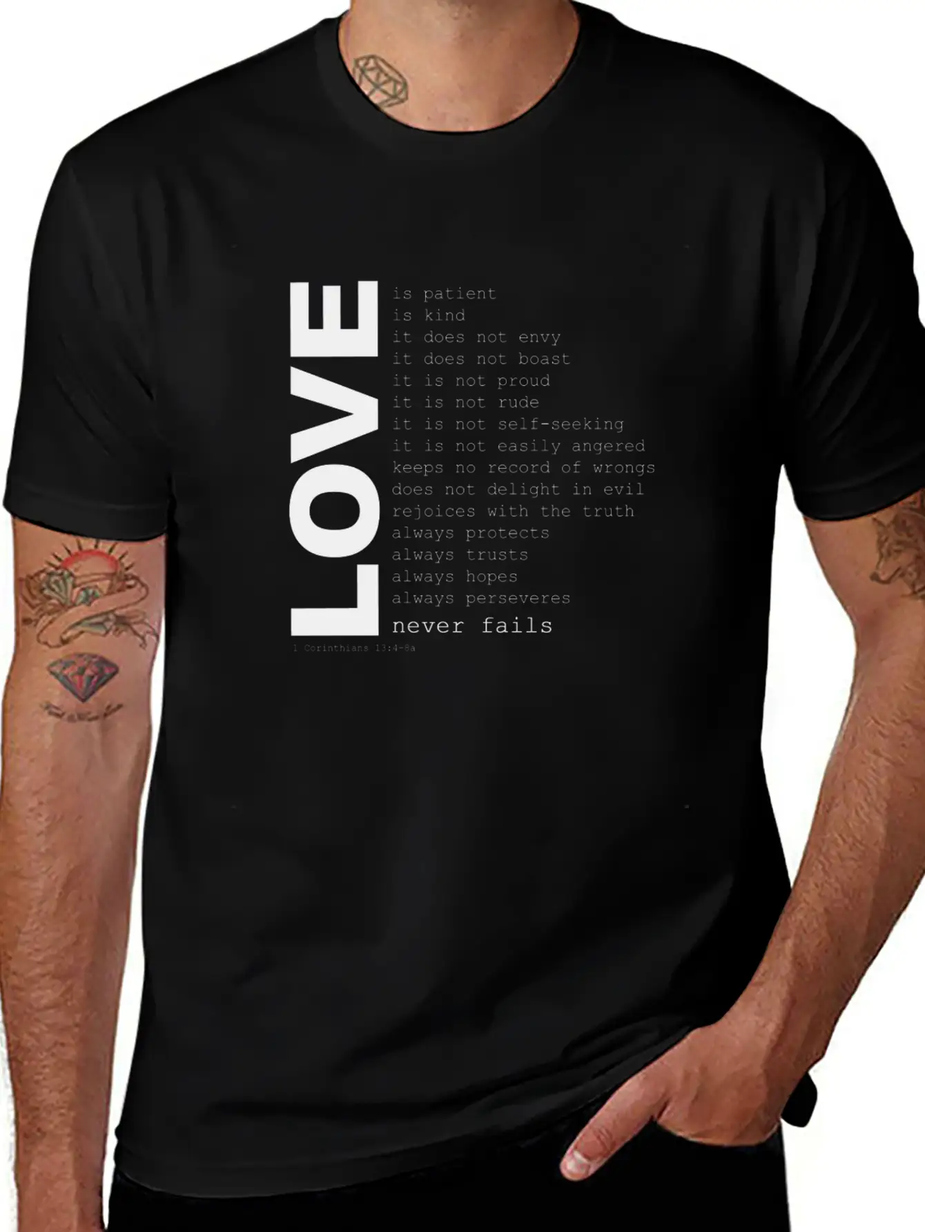 1corinthians13 Unisex Casual T-Shirt – Clean Design For Daily Comfort