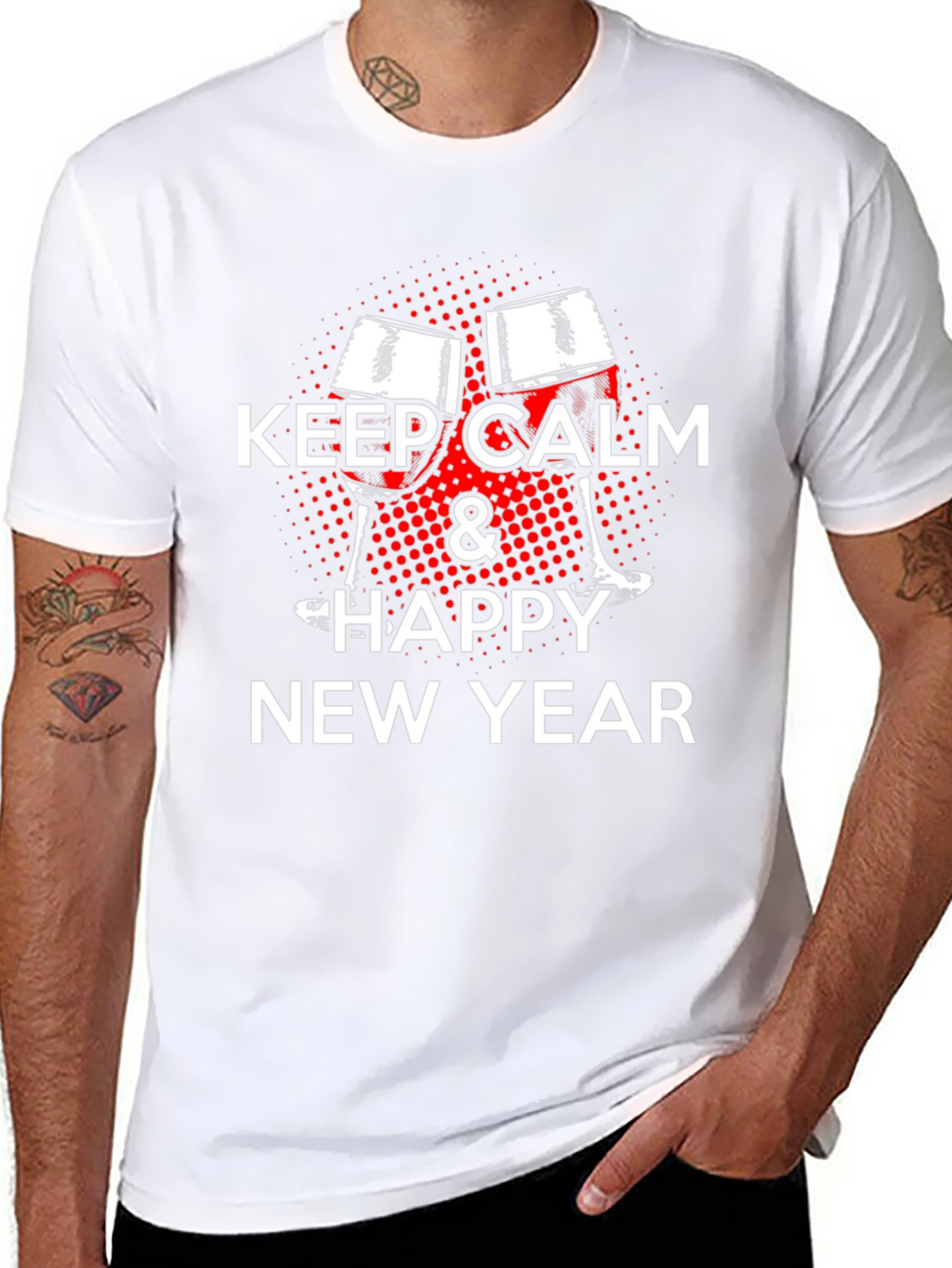Keep Calm & Happy New Year T-Shirt