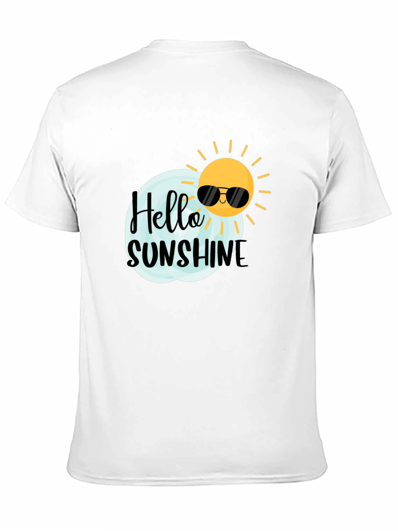 Hello Sunshine Black Graphic Tee