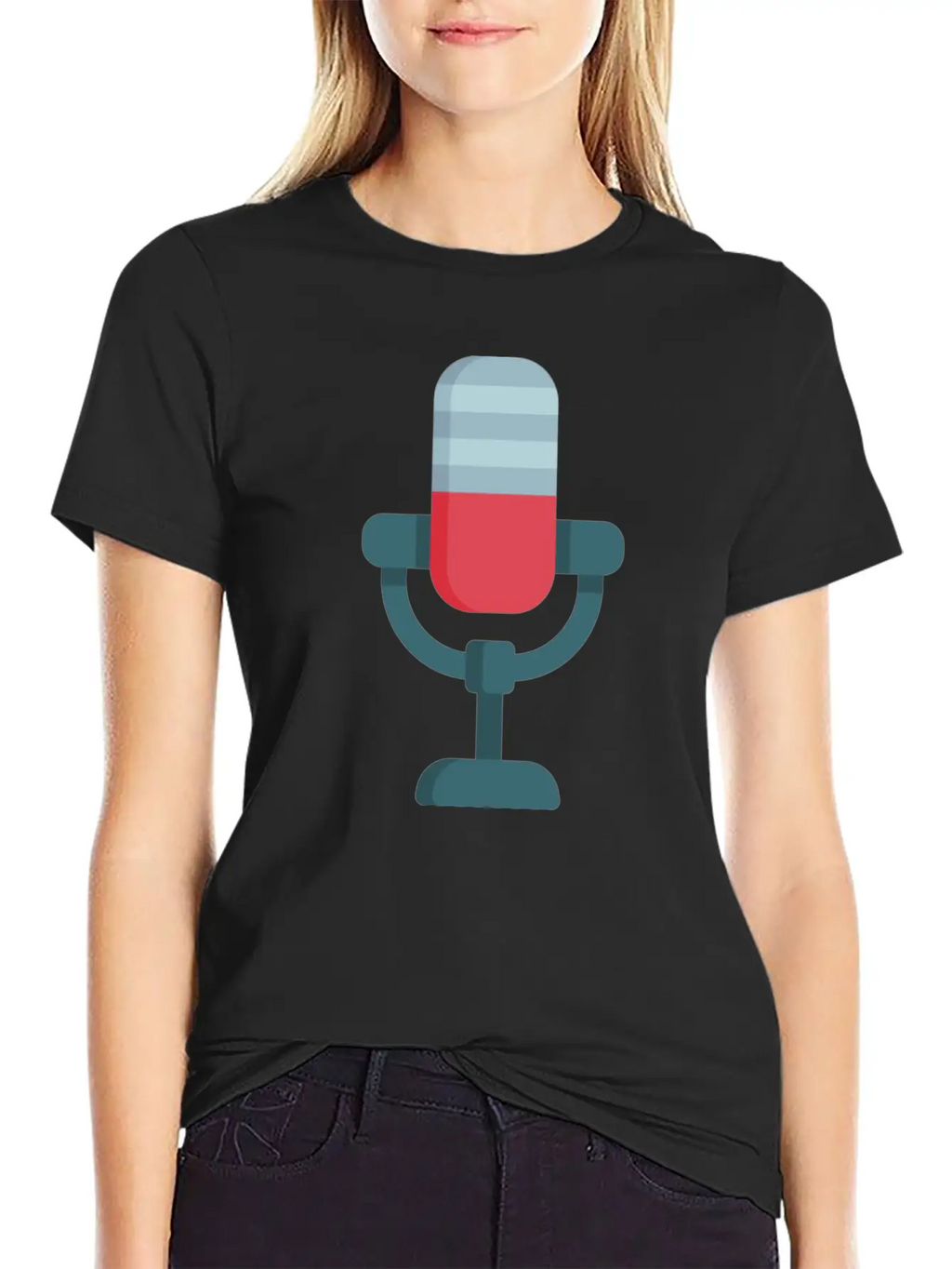 023 Microphone Stylish Everyday T-Shirt – Unisex Basic Cotton Tee