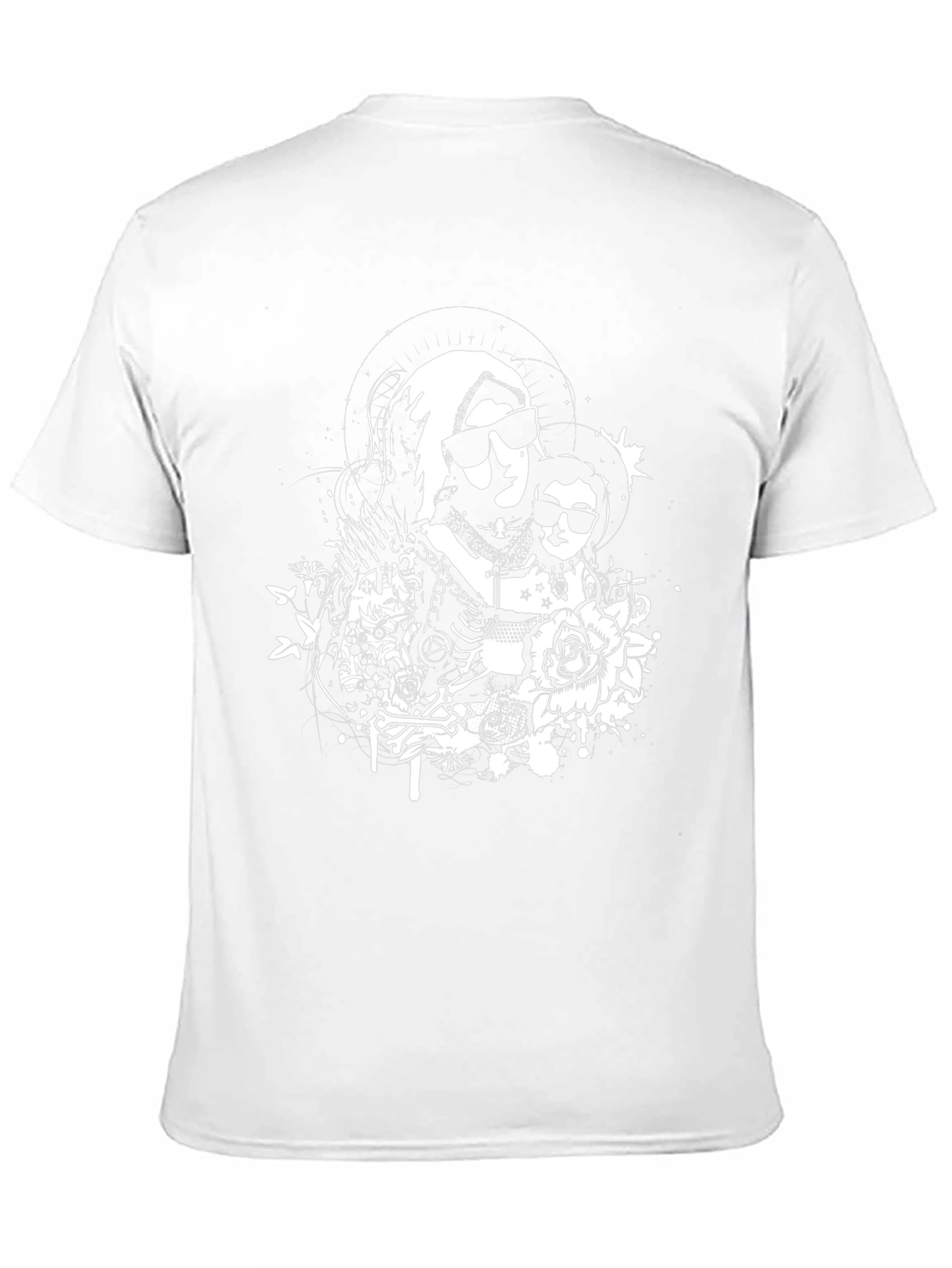 Edgy Virgin Mary Graphic Tee