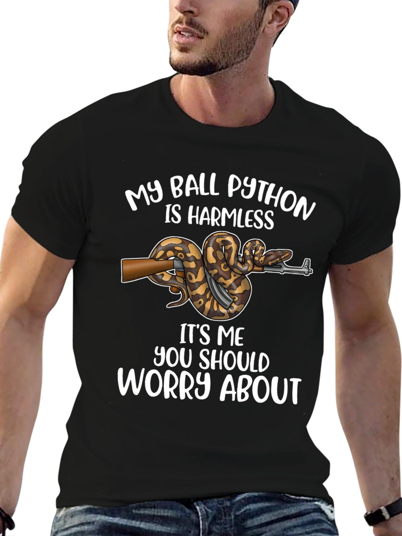 Ball Python Graphic Tee - Harmless