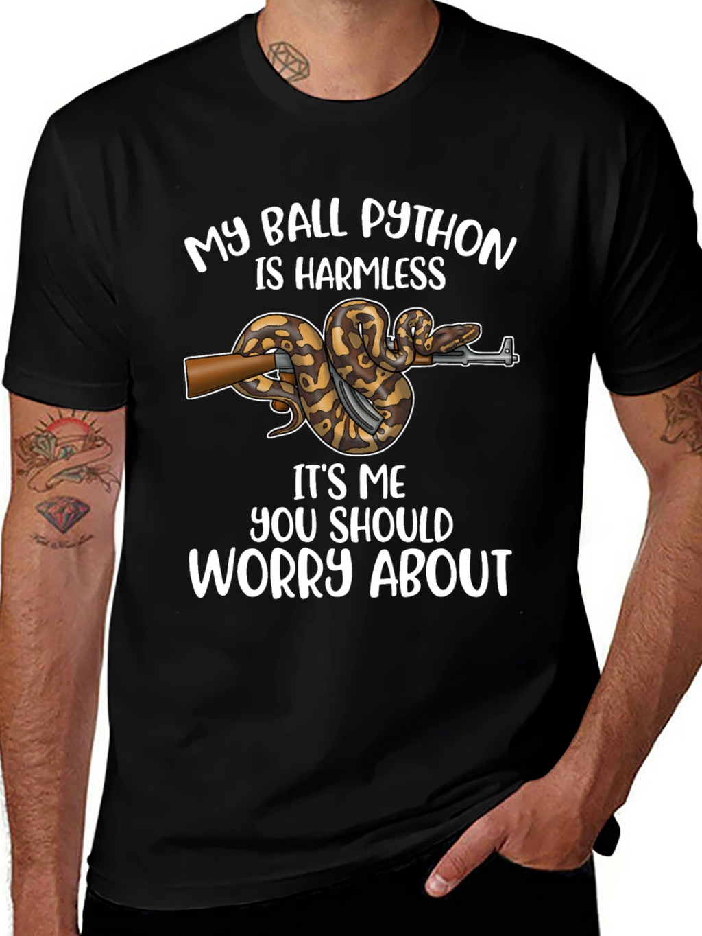 Ball Python Graphic Tee - Harmless
