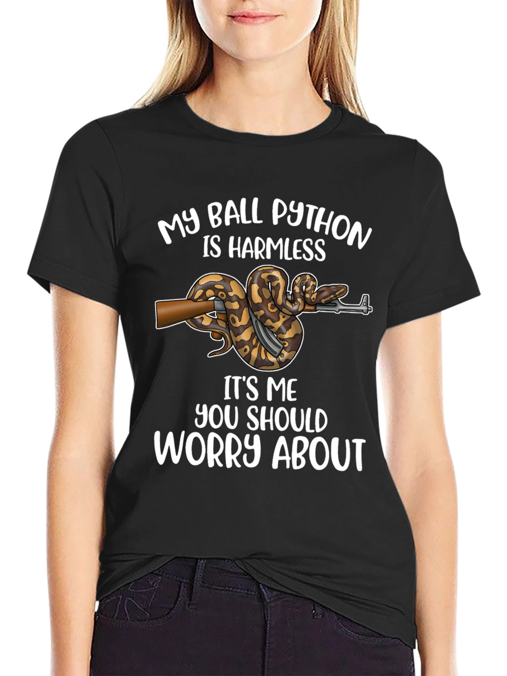 Ball Python Graphic Tee - Harmless