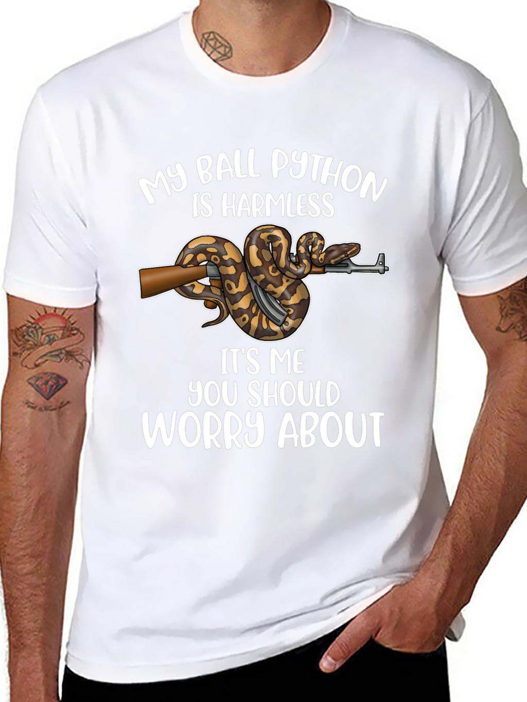 Ball Python Graphic Tee - Harmless