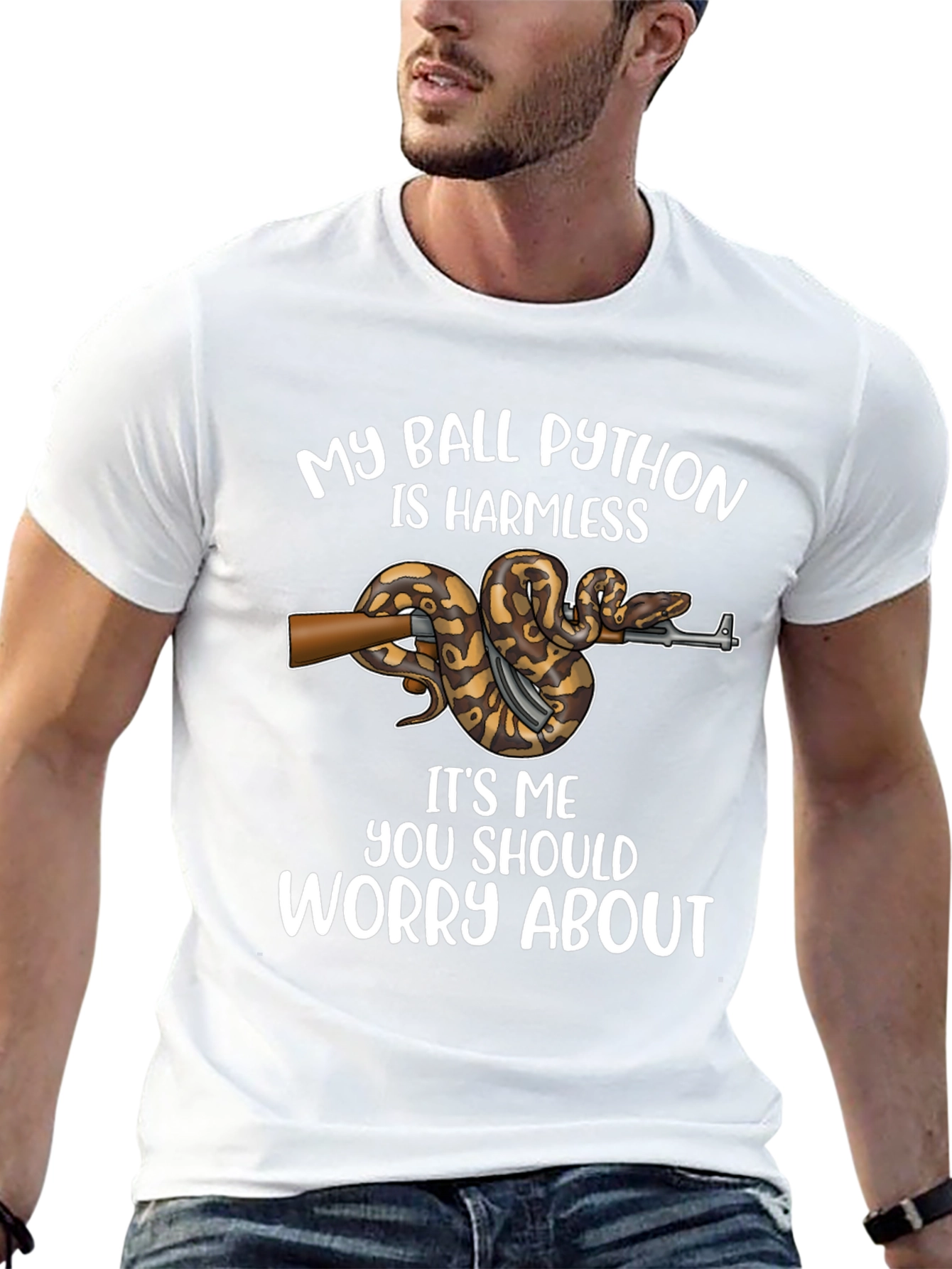 Ball Python Graphic Tee - Harmless