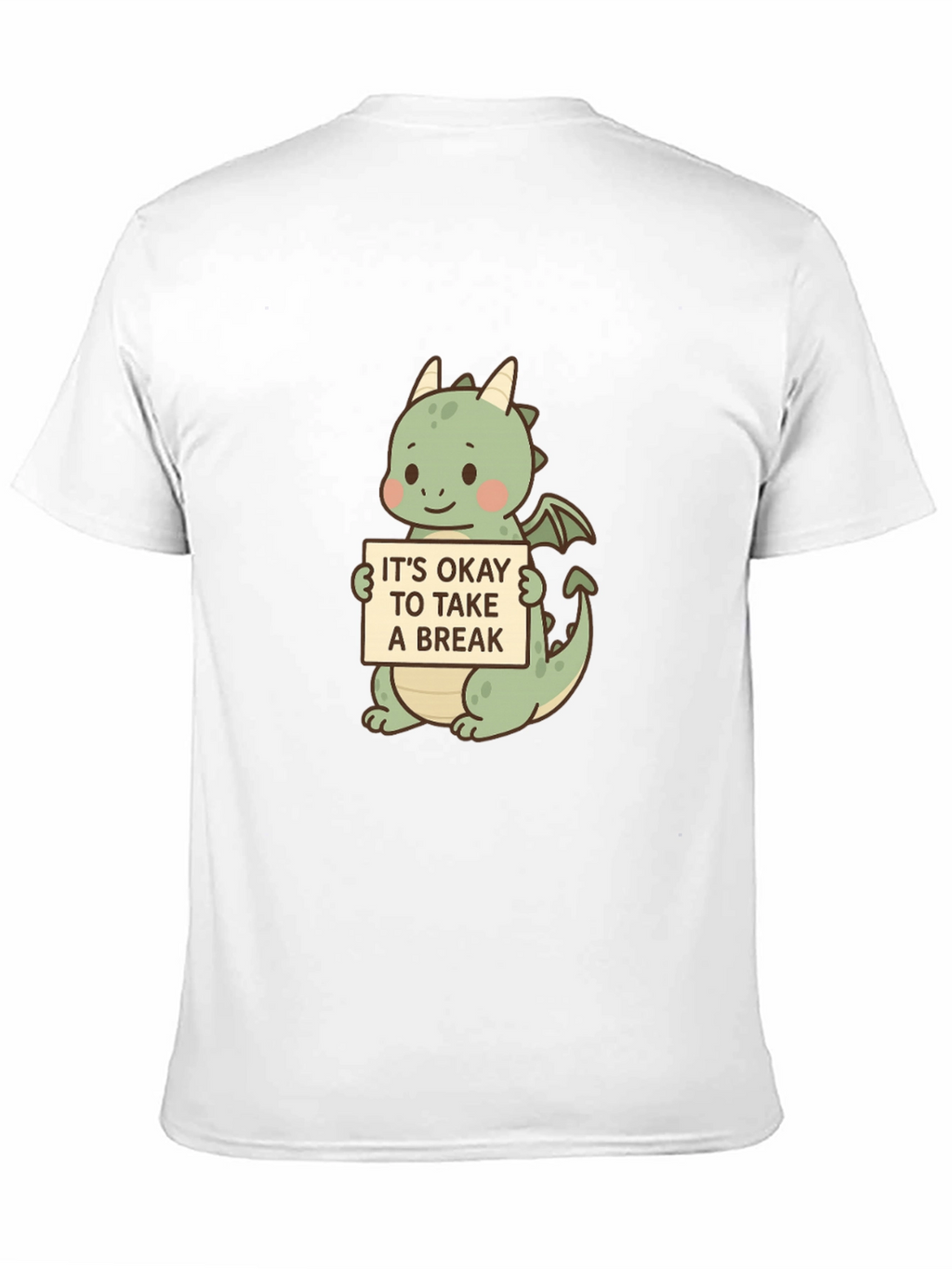 Cute Dragon Take a Break Graphic Tee