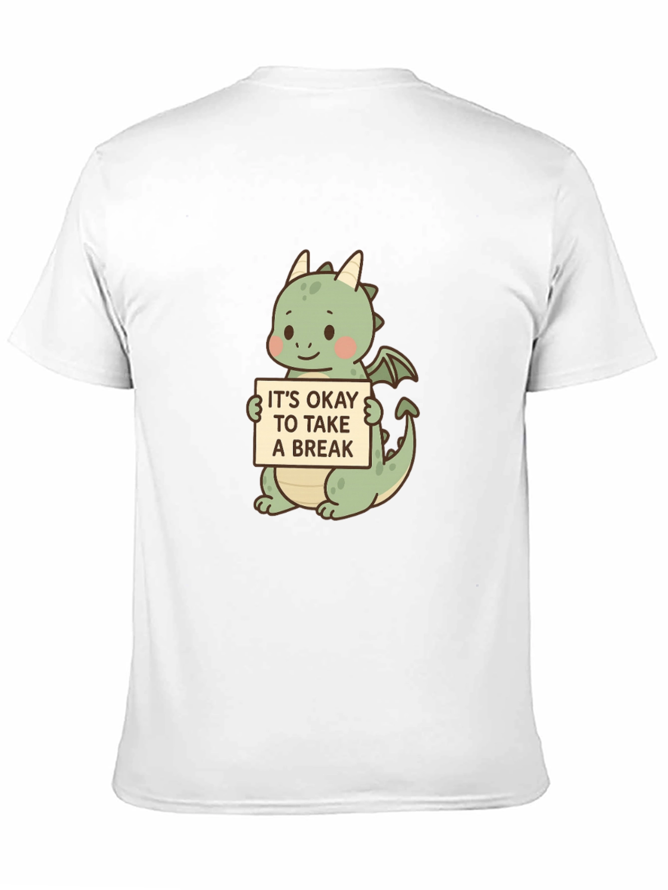 Cute Dragon Take a Break Graphic Tee