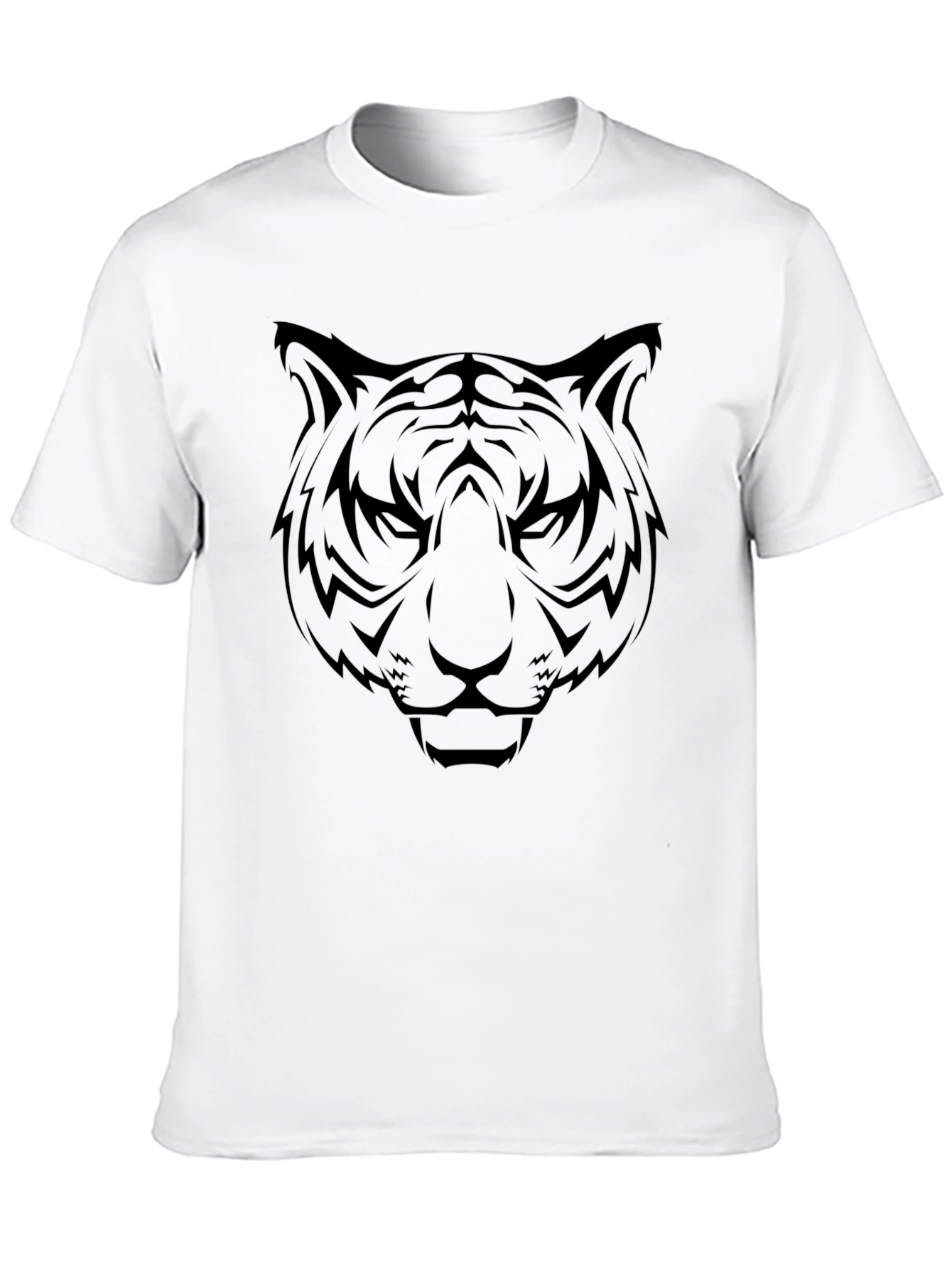 Black Tiger Graphic T-Shirt - Mens Short Sleeve