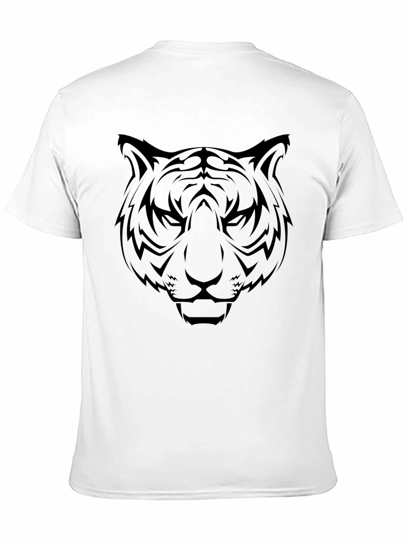 Black Tiger Graphic T-Shirt - Mens Short Sleeve