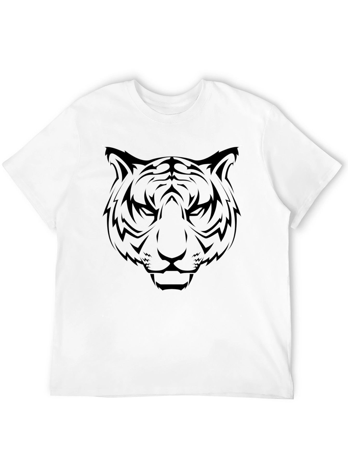 Black Tiger Graphic T-Shirt - Mens Short Sleeve