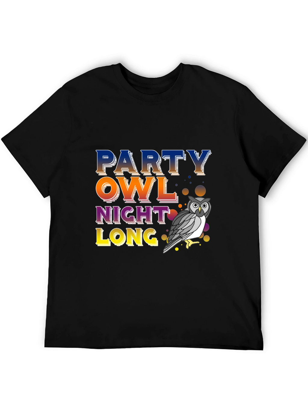 Party Owl Night Long T-Shirt