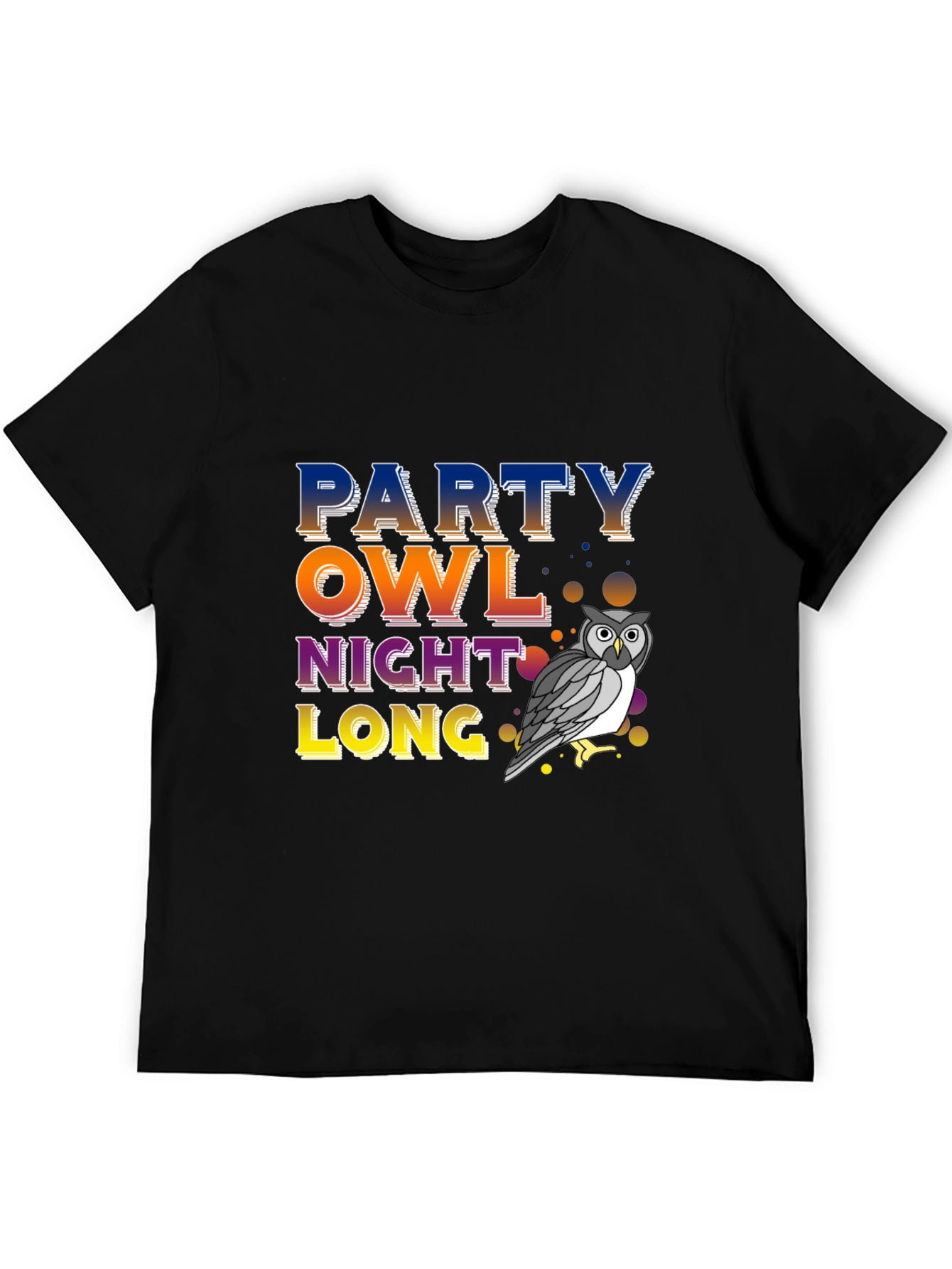 Party Owl Night Long T-Shirt