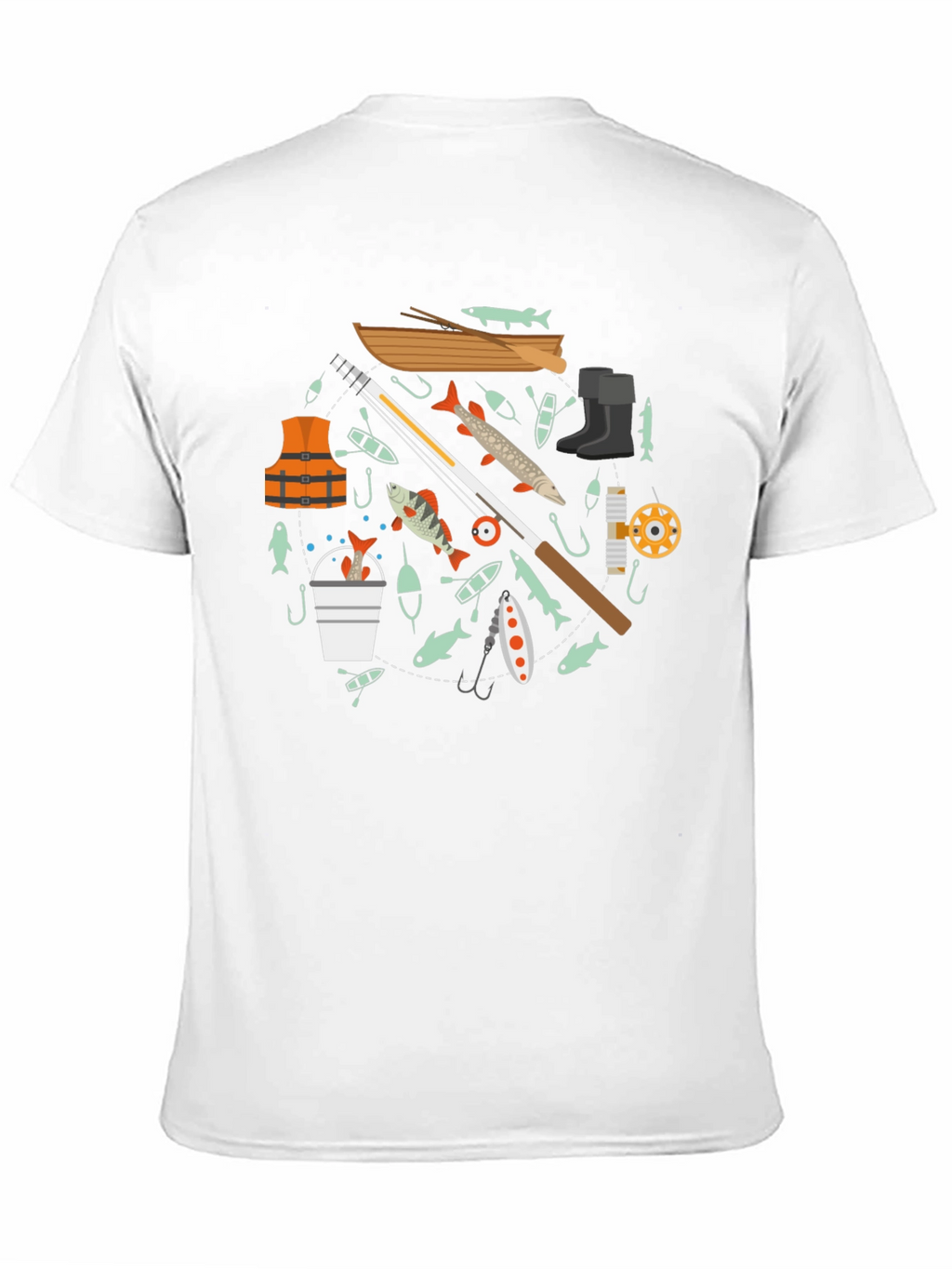 Fishing Enthusiast Black T-Shirt