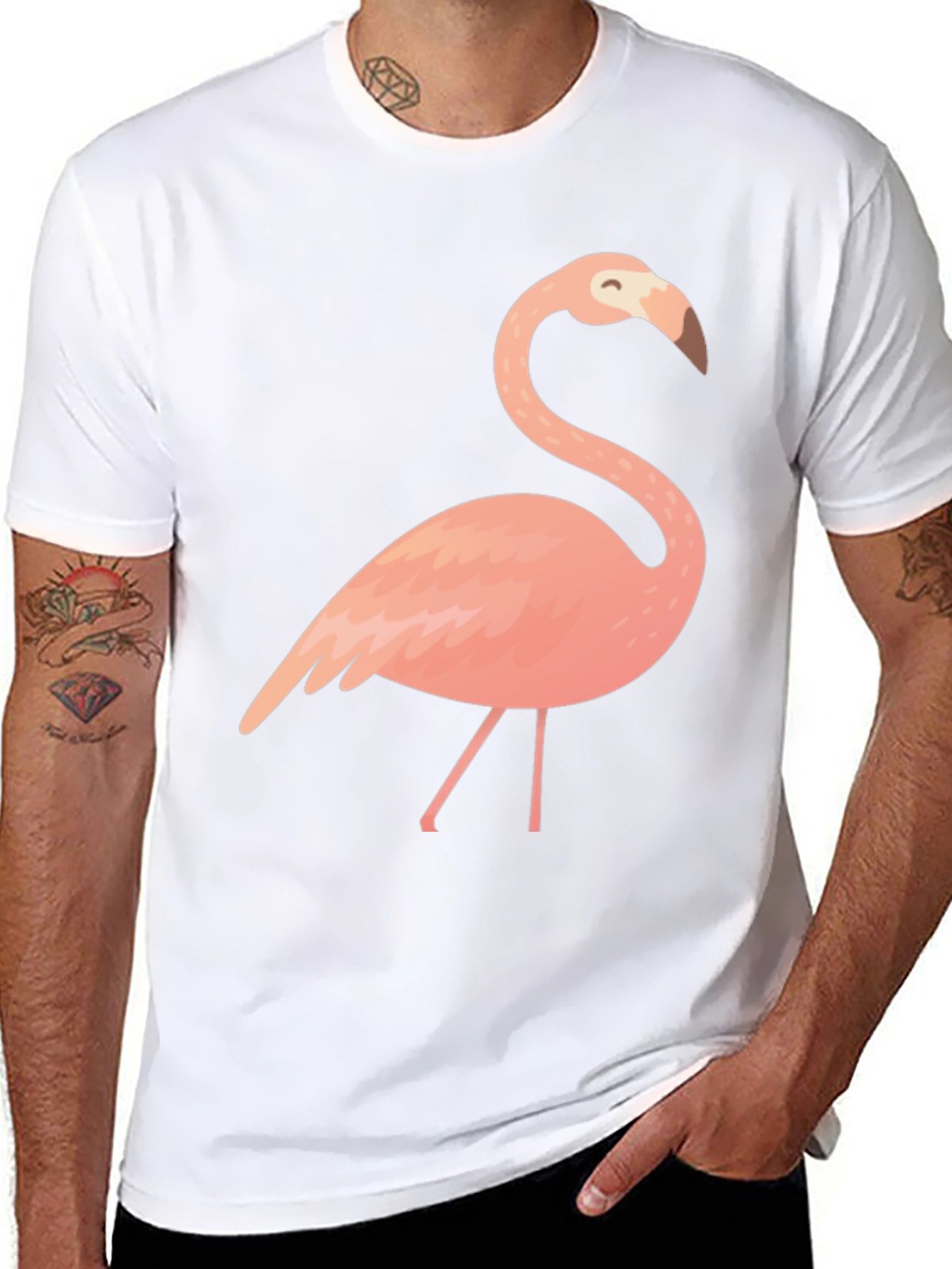 Black Flamingo Graphic Tee