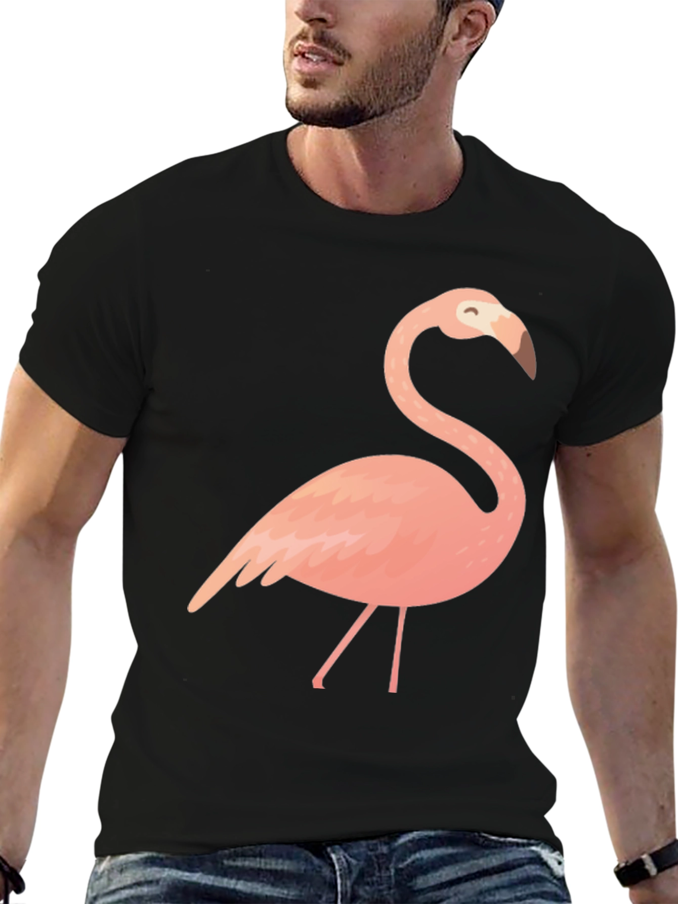 Black Flamingo Graphic Tee