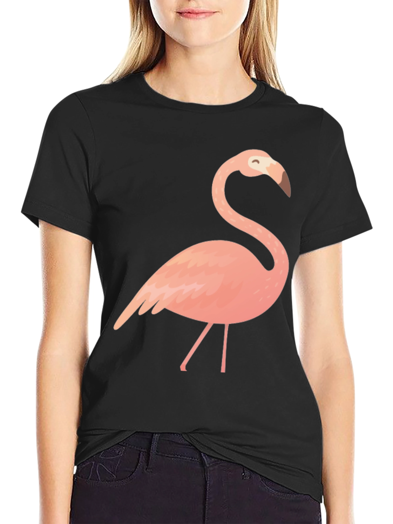 Black Flamingo Graphic Tee