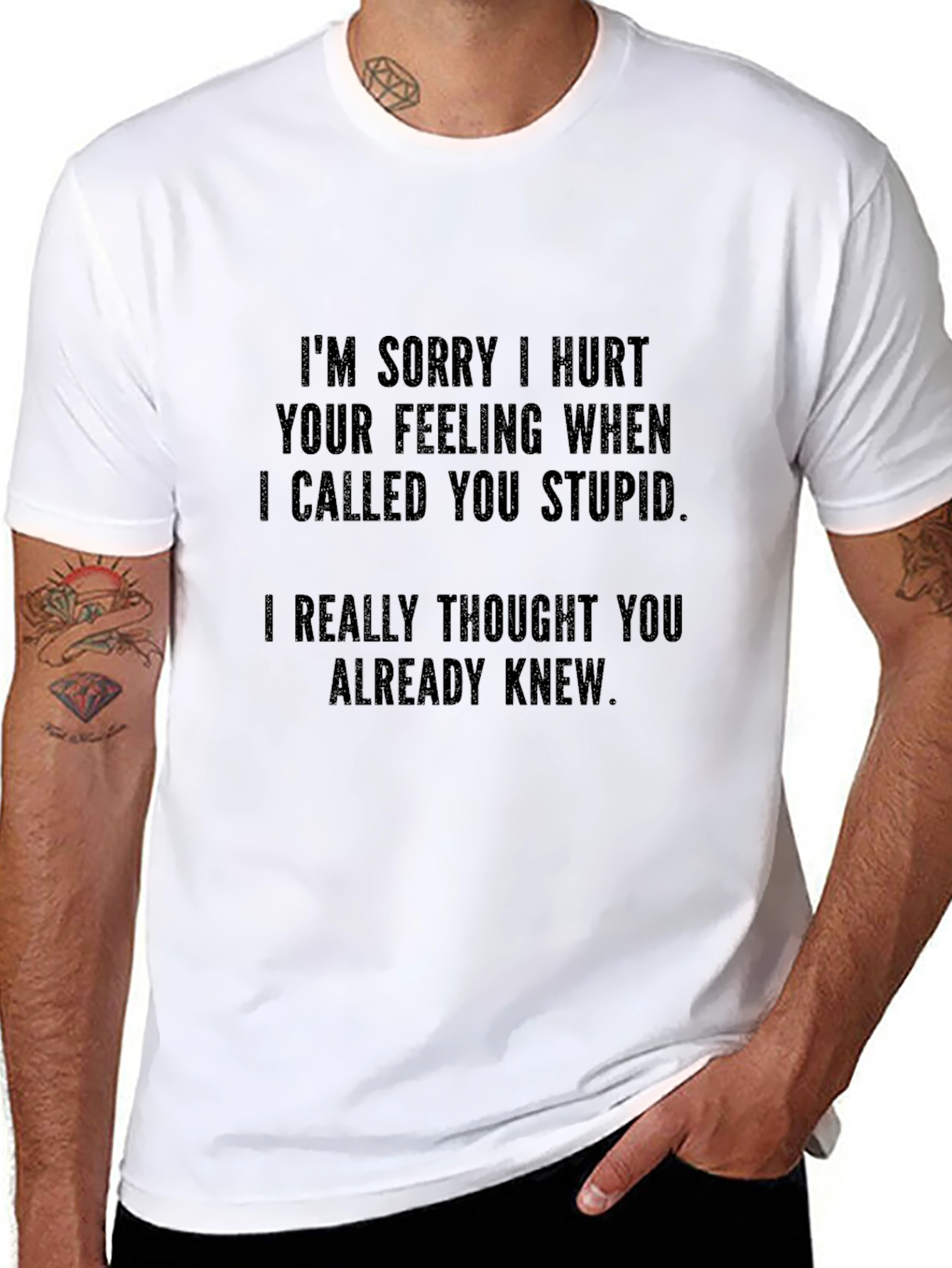 Funny Apology T-Shirt - Sarcastic Novelty Tee