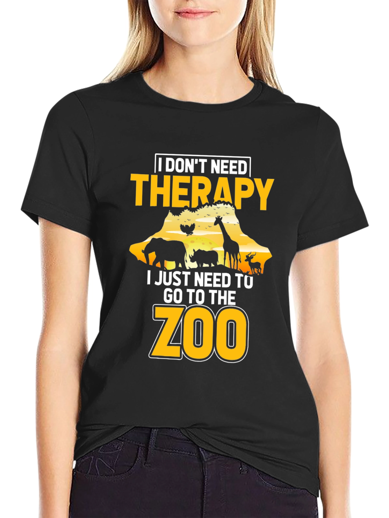 Zoo Therapy T-Shirt: Animal Lover Tee