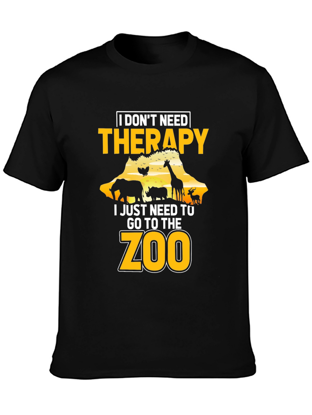 Zoo Therapy T-Shirt: Animal Lover Tee