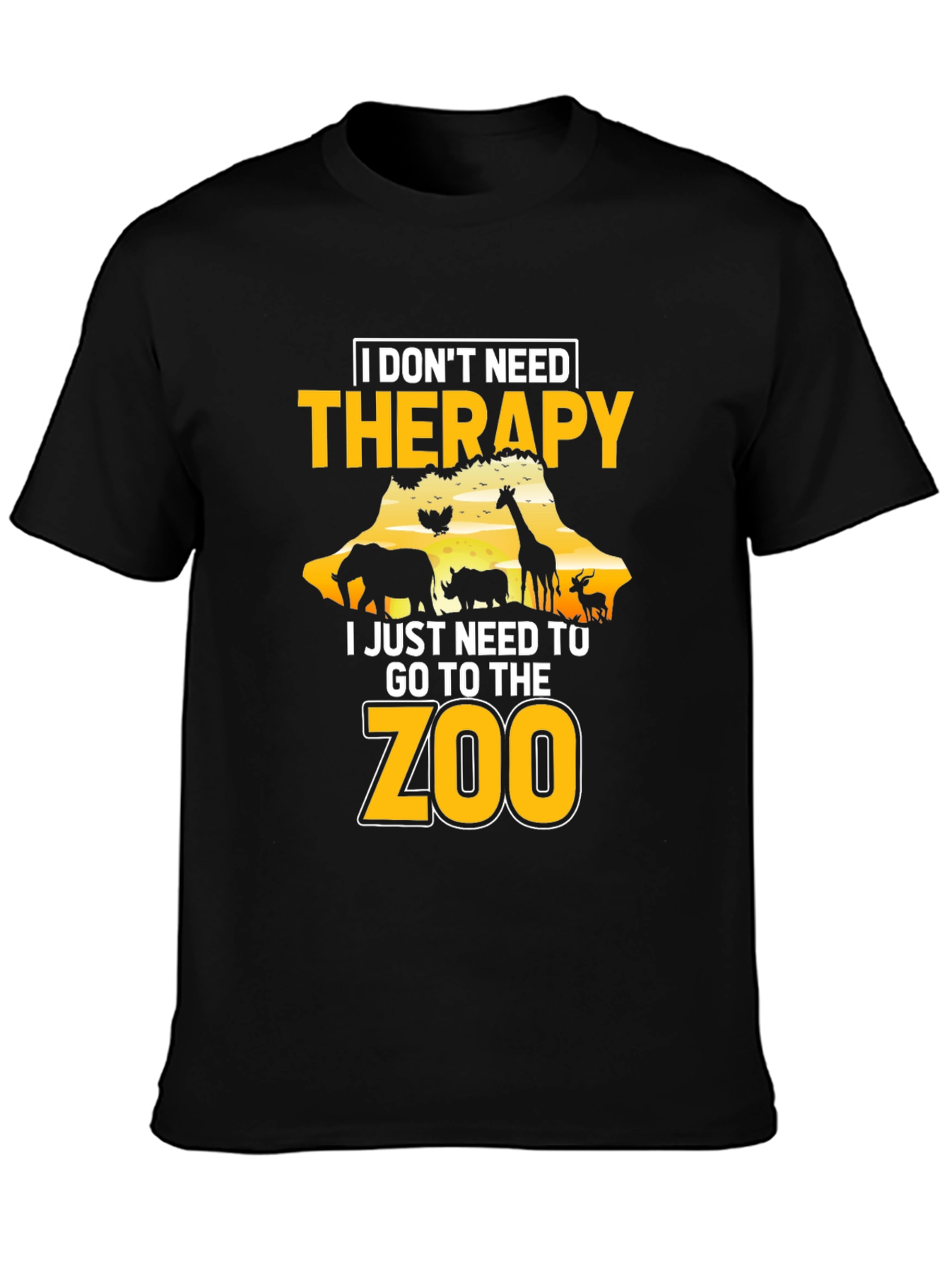 Zoo Therapy T-Shirt: Animal Lover Tee