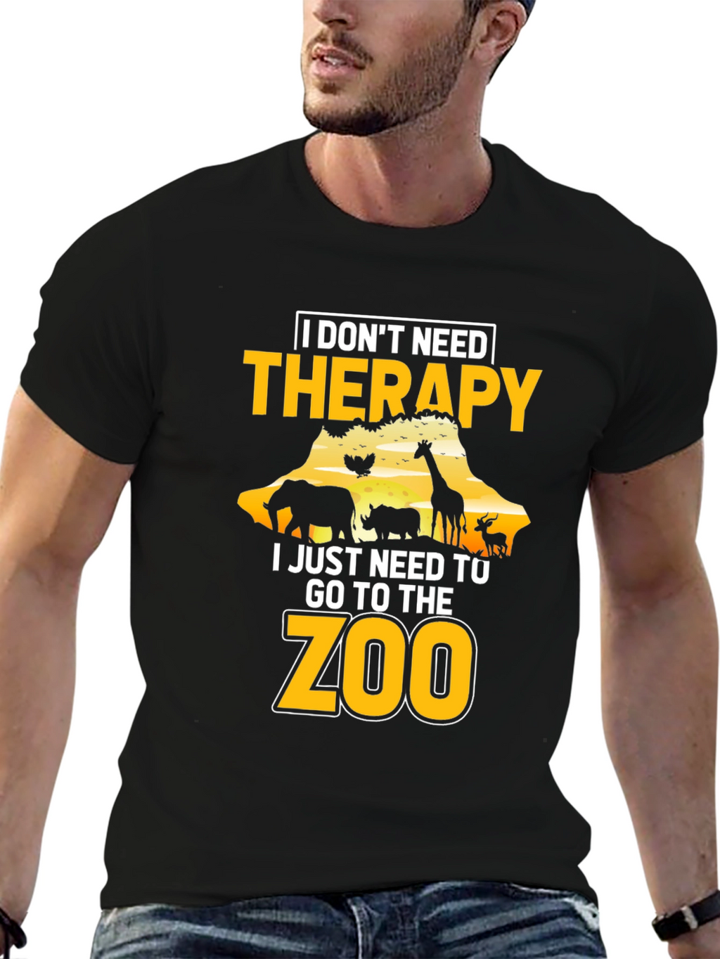Zoo Therapy T-Shirt: Animal Lover Tee