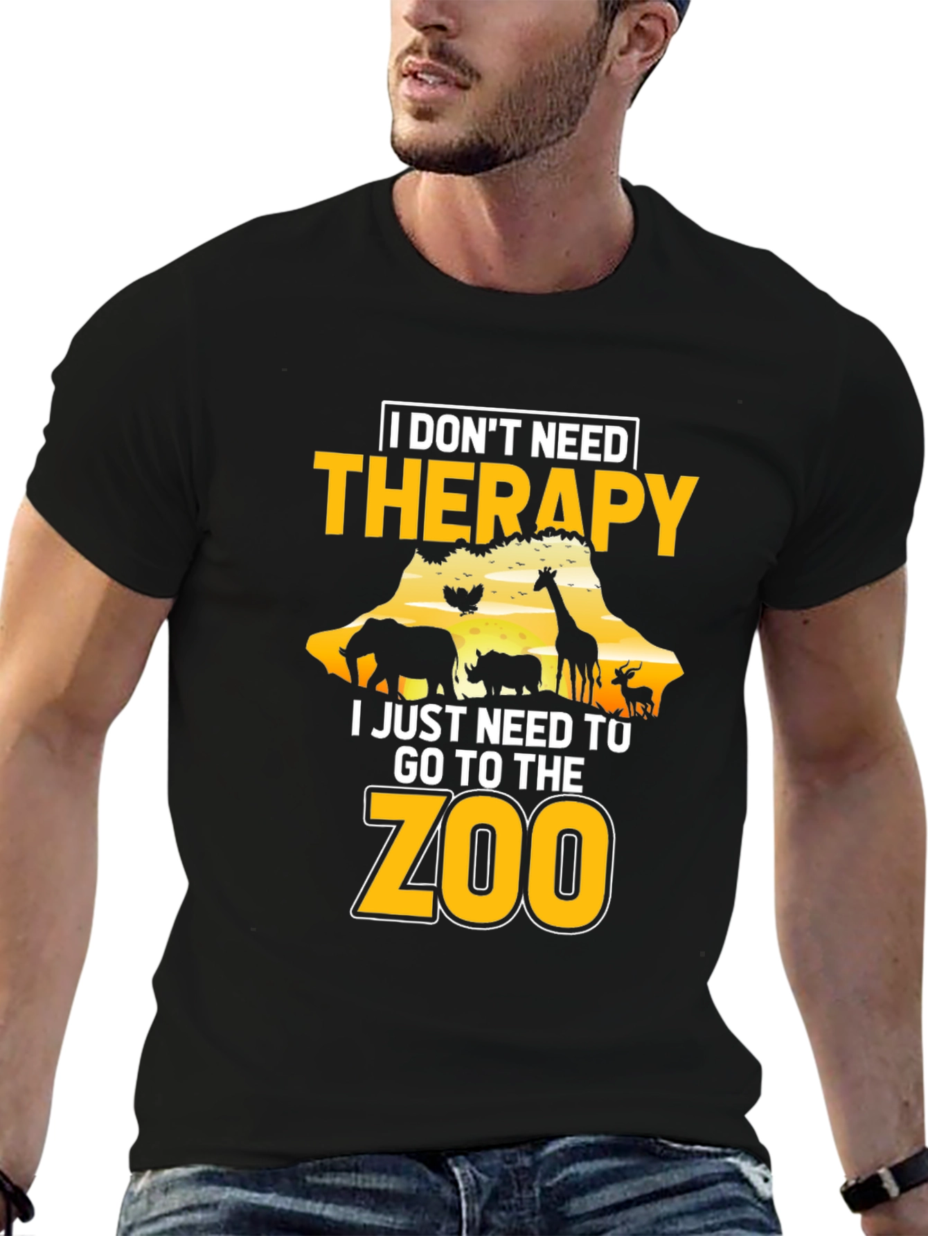 Zoo Therapy T-Shirt: Animal Lover Tee