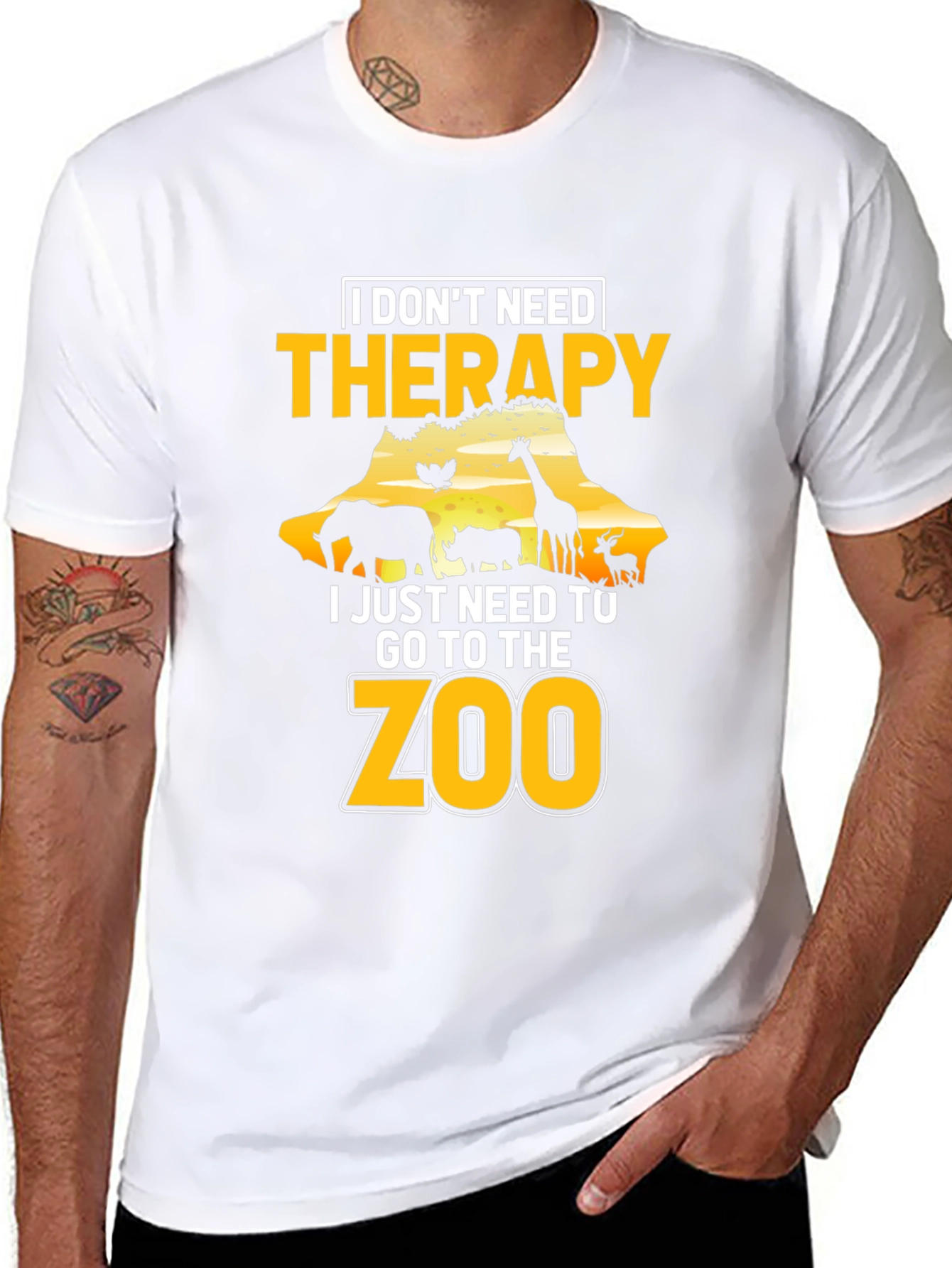 Zoo Therapy T-Shirt: Animal Lover Tee