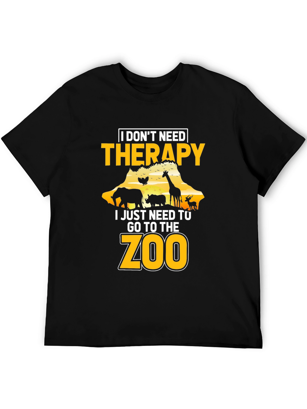 Zoo Therapy T-Shirt: Animal Lover Tee