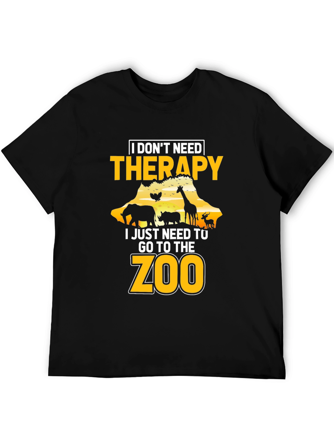 Zoo Therapy T-Shirt: Animal Lover Tee