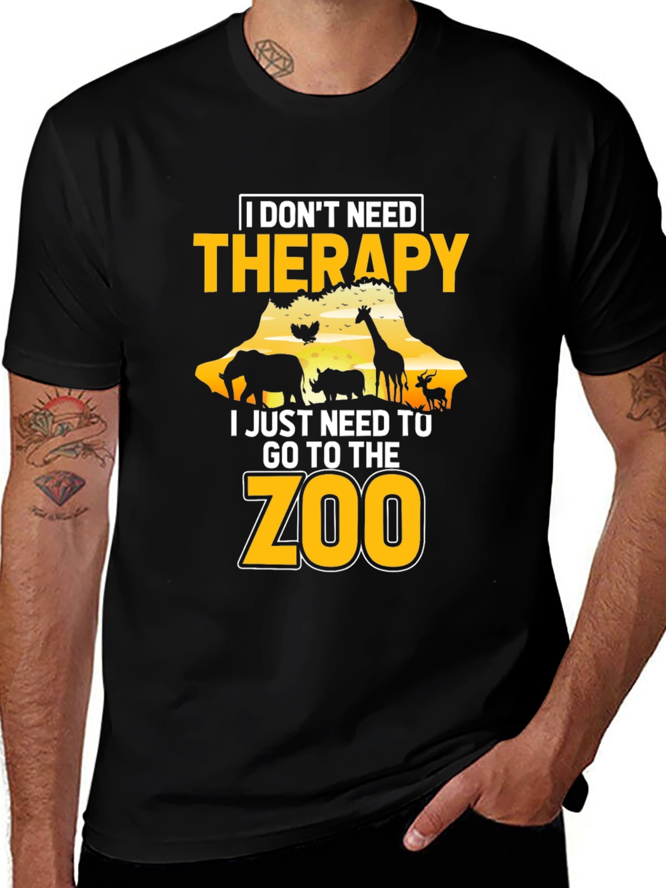 Zoo Therapy T-Shirt: Animal Lover Tee