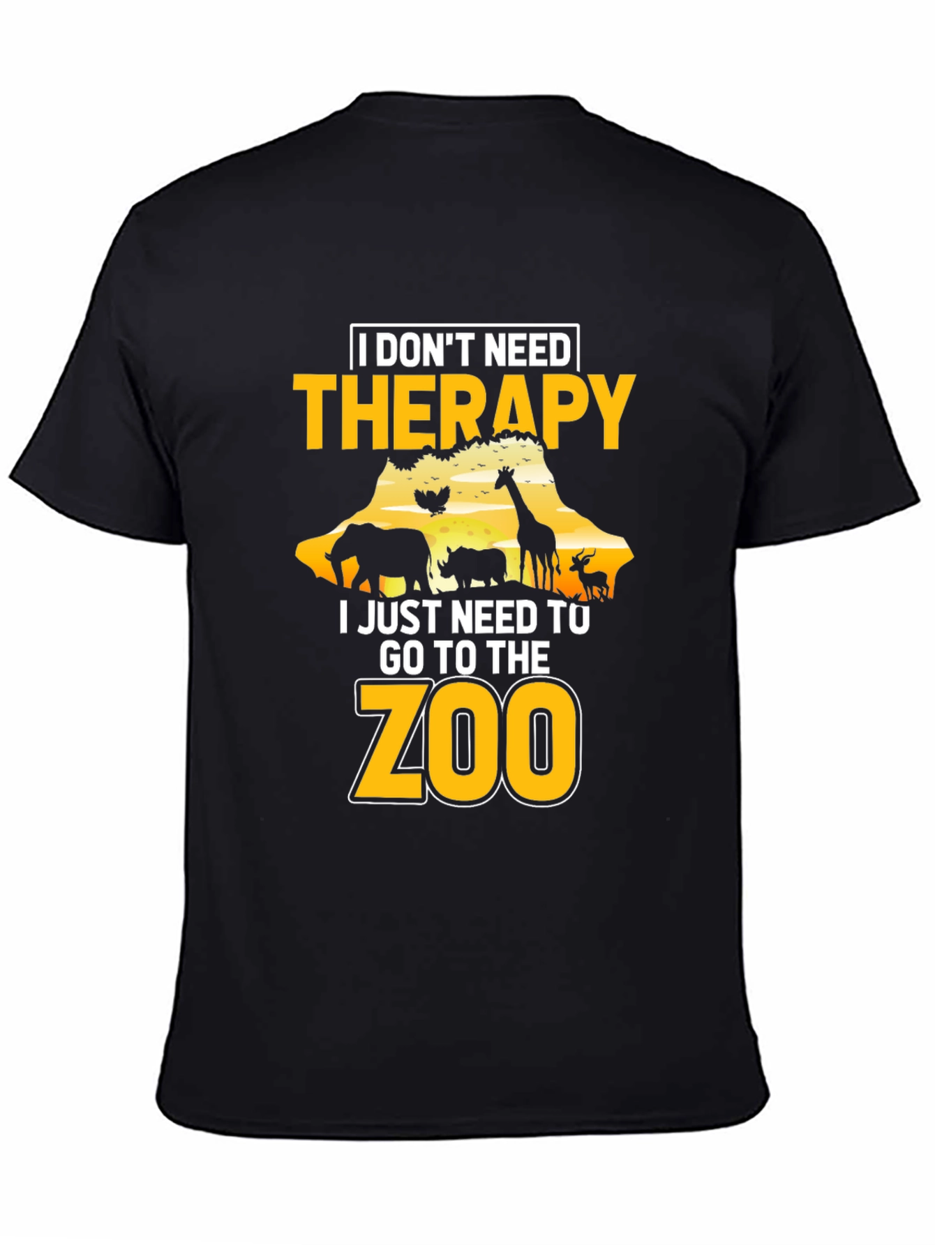 Zoo Therapy T-Shirt: Animal Lover Tee