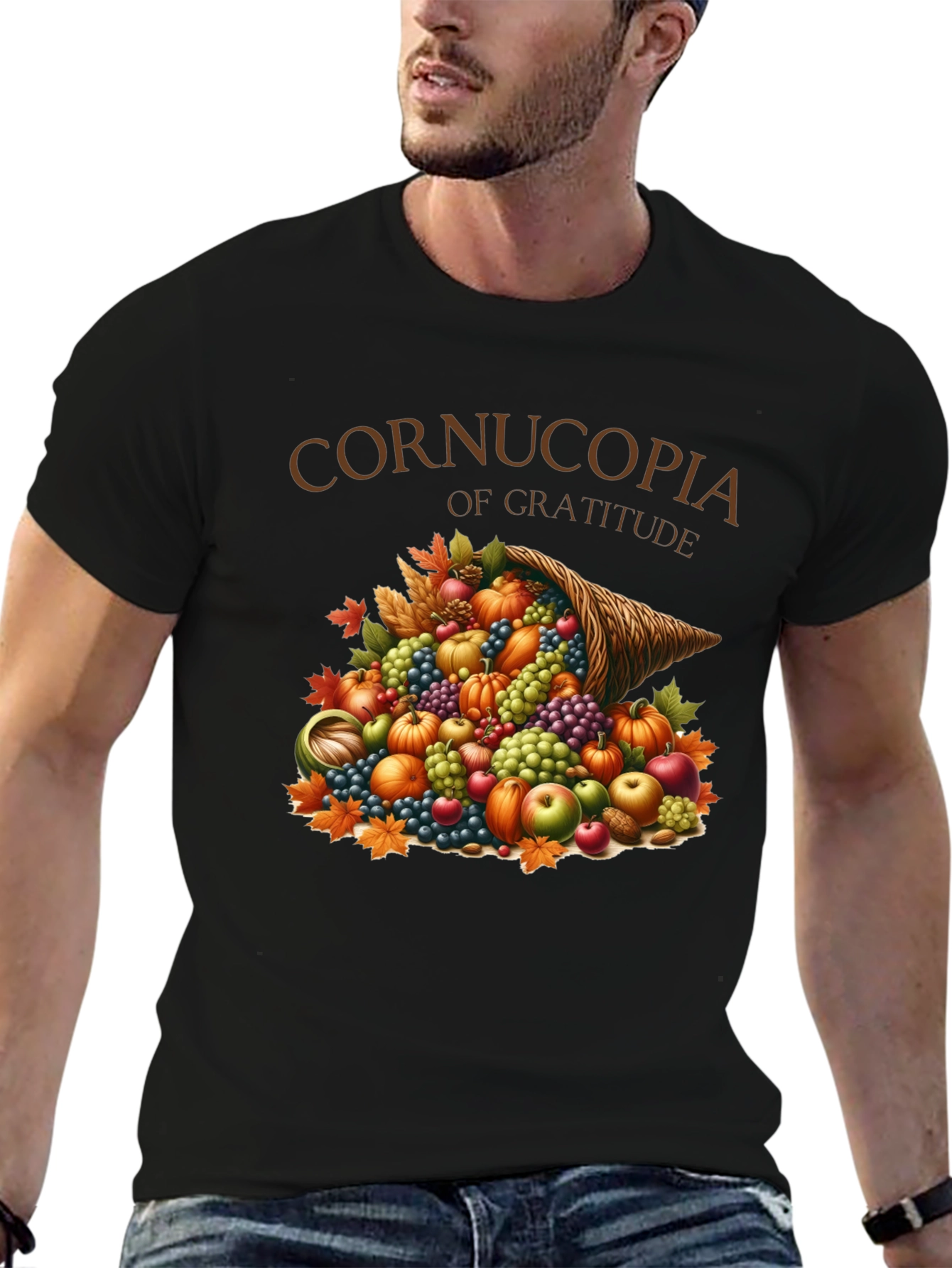 Cornucopia of Gratitude Thanksgiving T-Shirt