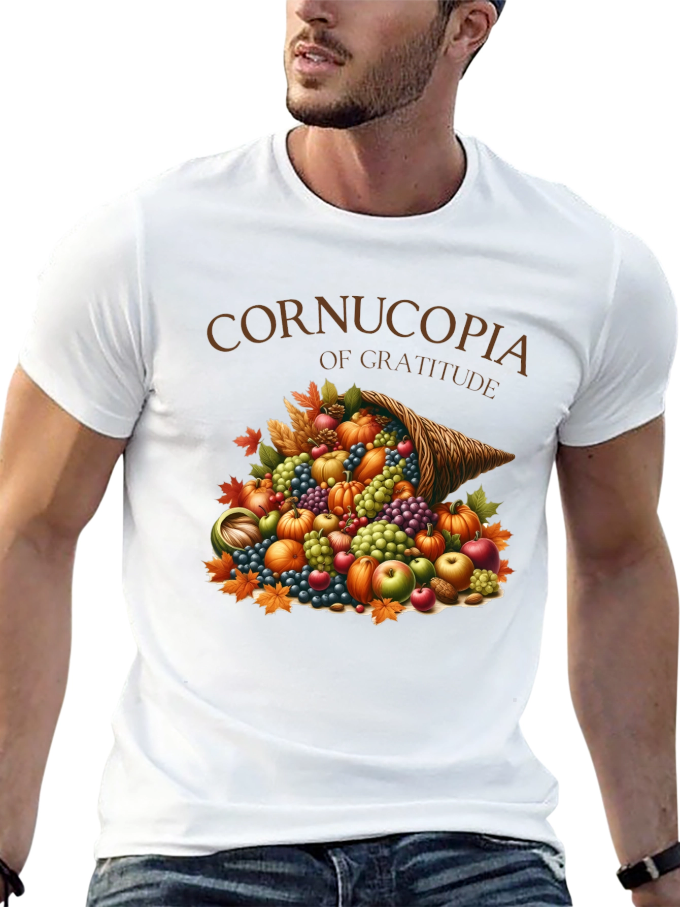 Cornucopia of Gratitude Thanksgiving T-Shirt