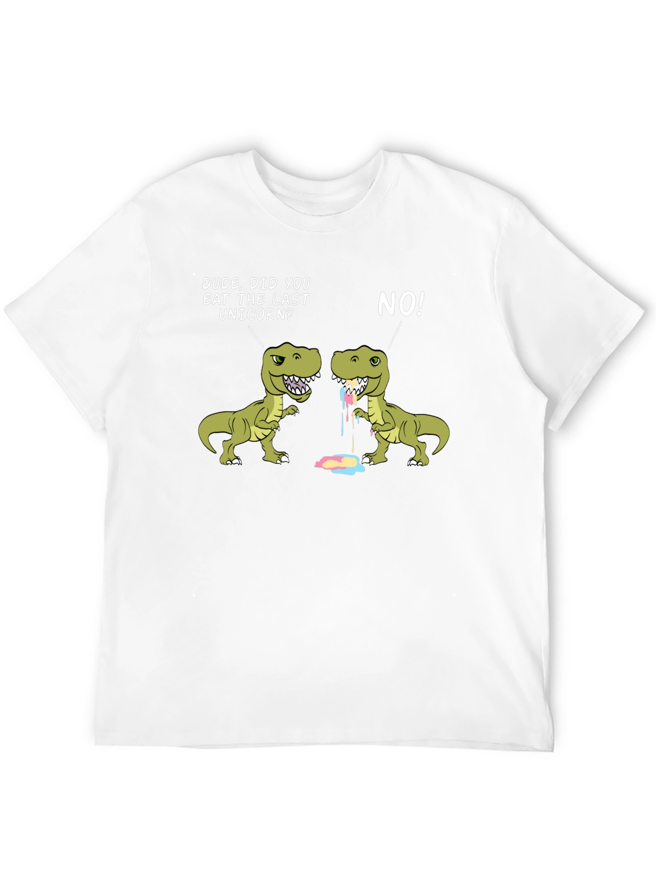 Dinosaur Last Unicorn Graphic Tee - Black