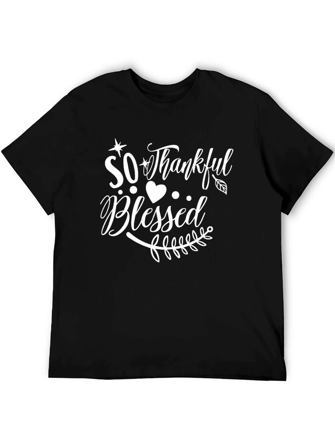 So Thankful Blessed Graphic T-Shirt