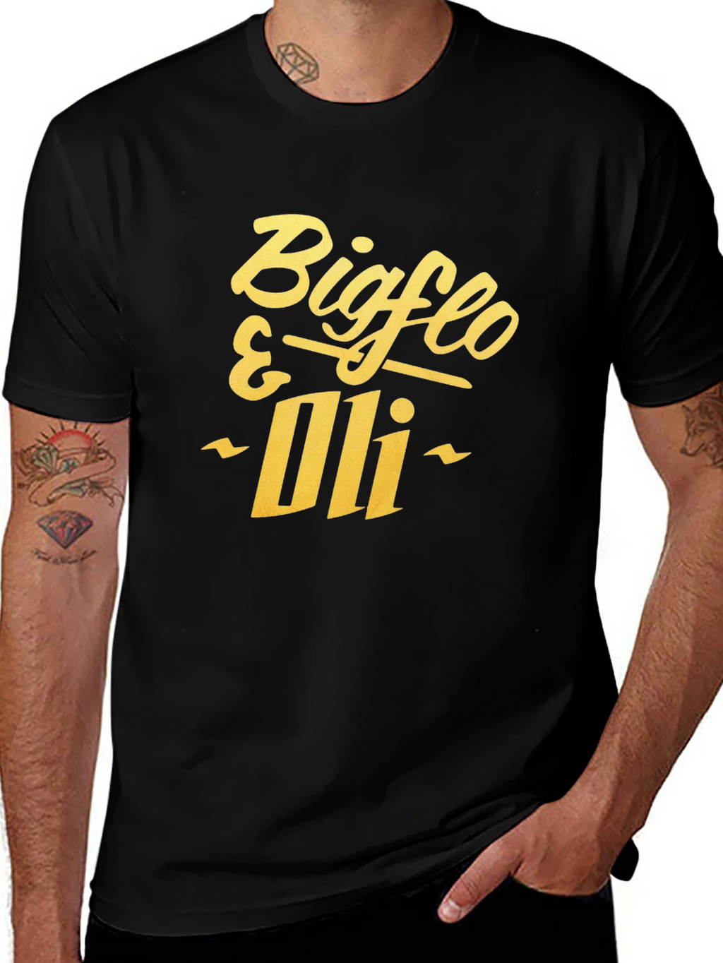 Bigflo & Oli Black Graphic Tee
