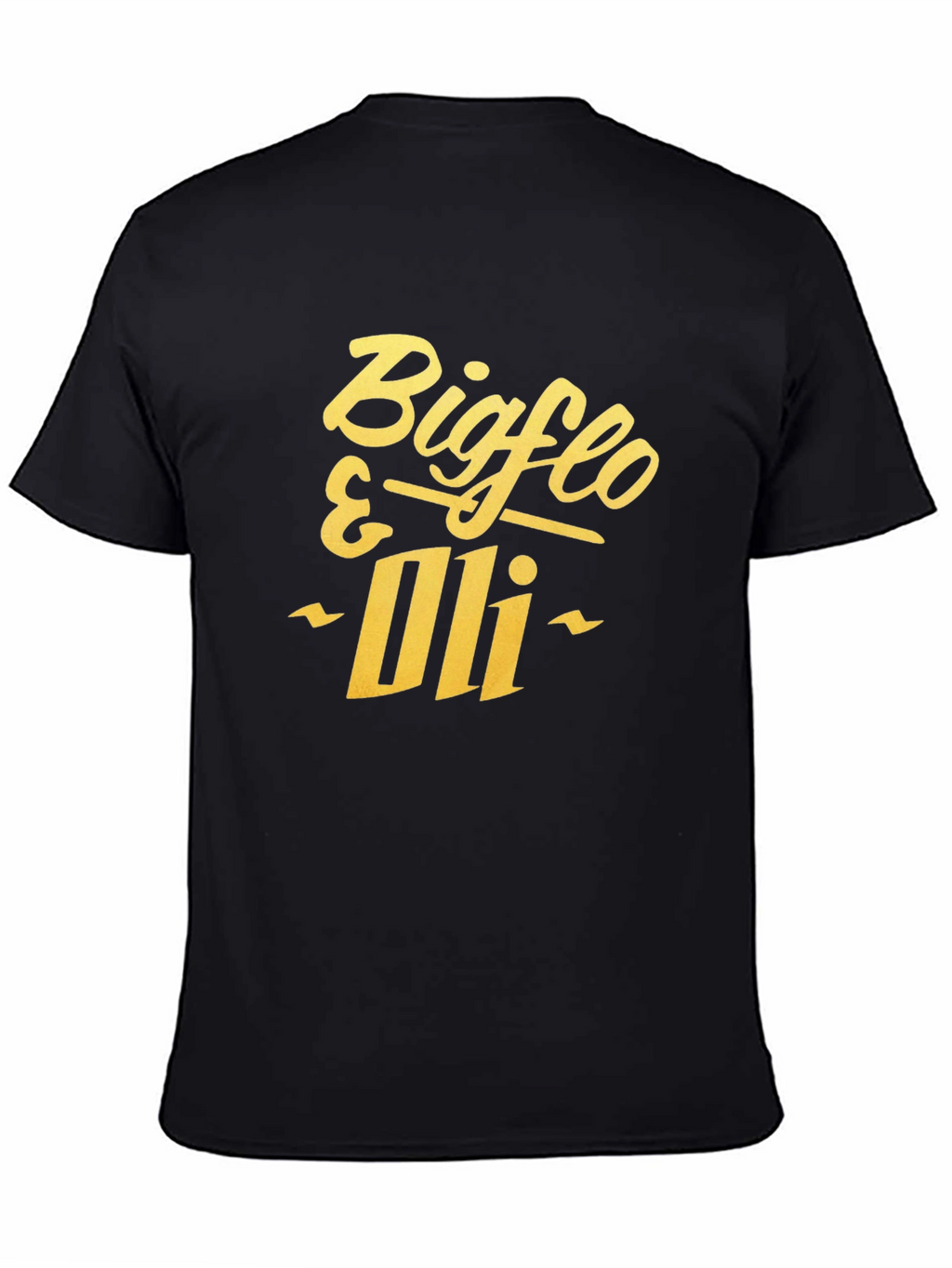Bigflo & Oli Black Graphic Tee