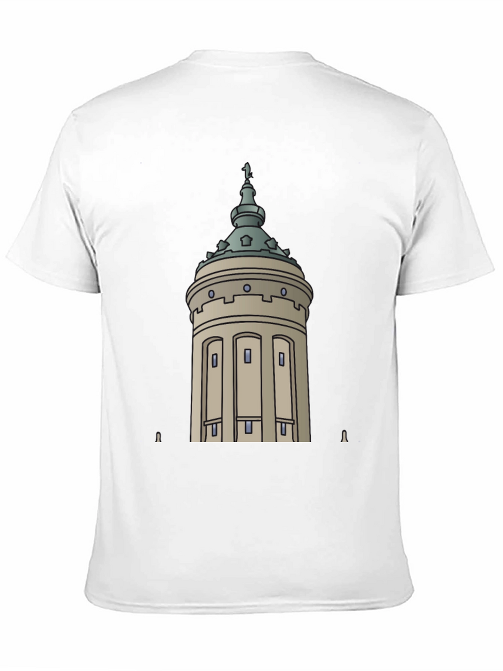City Tower Graphic Black T-Shirt