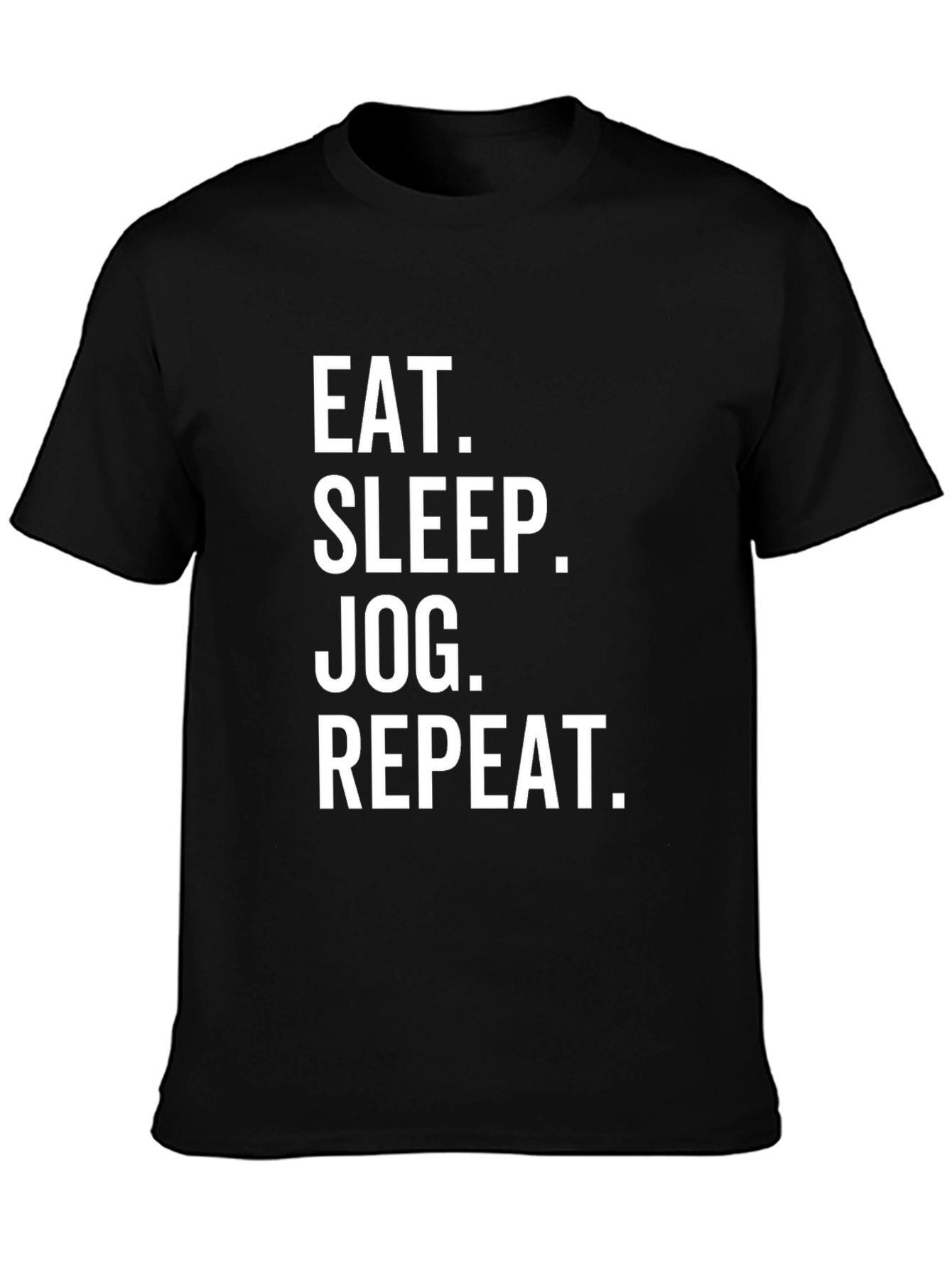 Eat Sleep Jog Repeat Graphic T-Shirt
