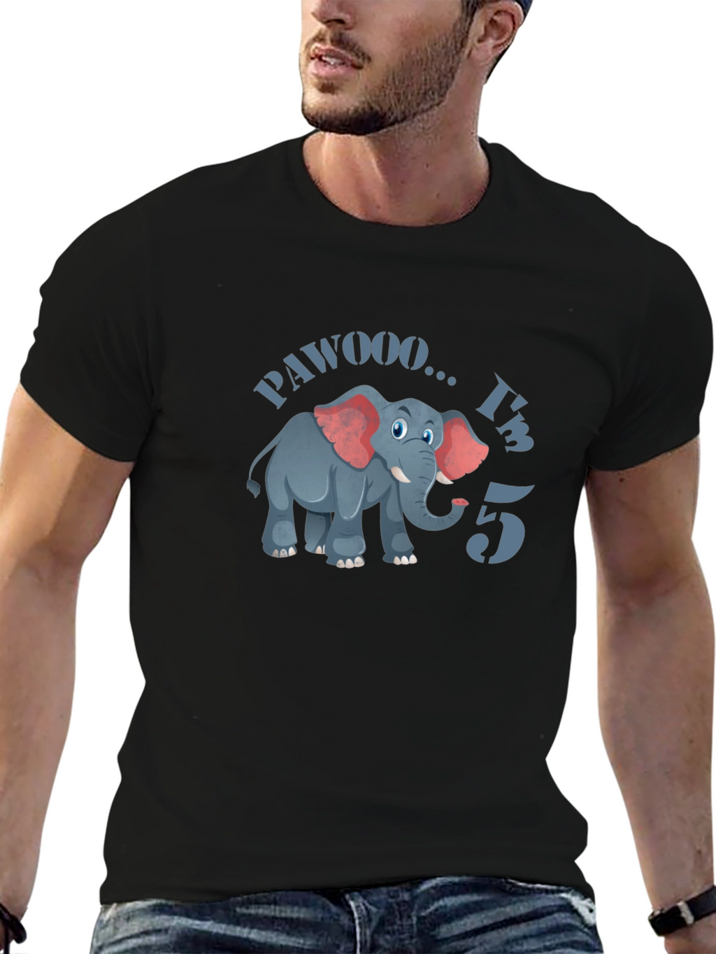 PAWOOO Im 5 Birthday T-Shirt