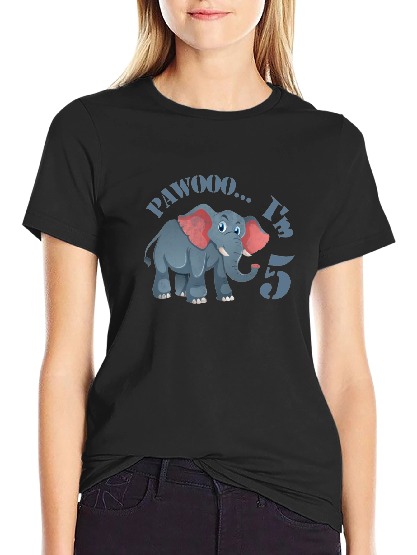 PAWOOO Im 5 Birthday T-Shirt