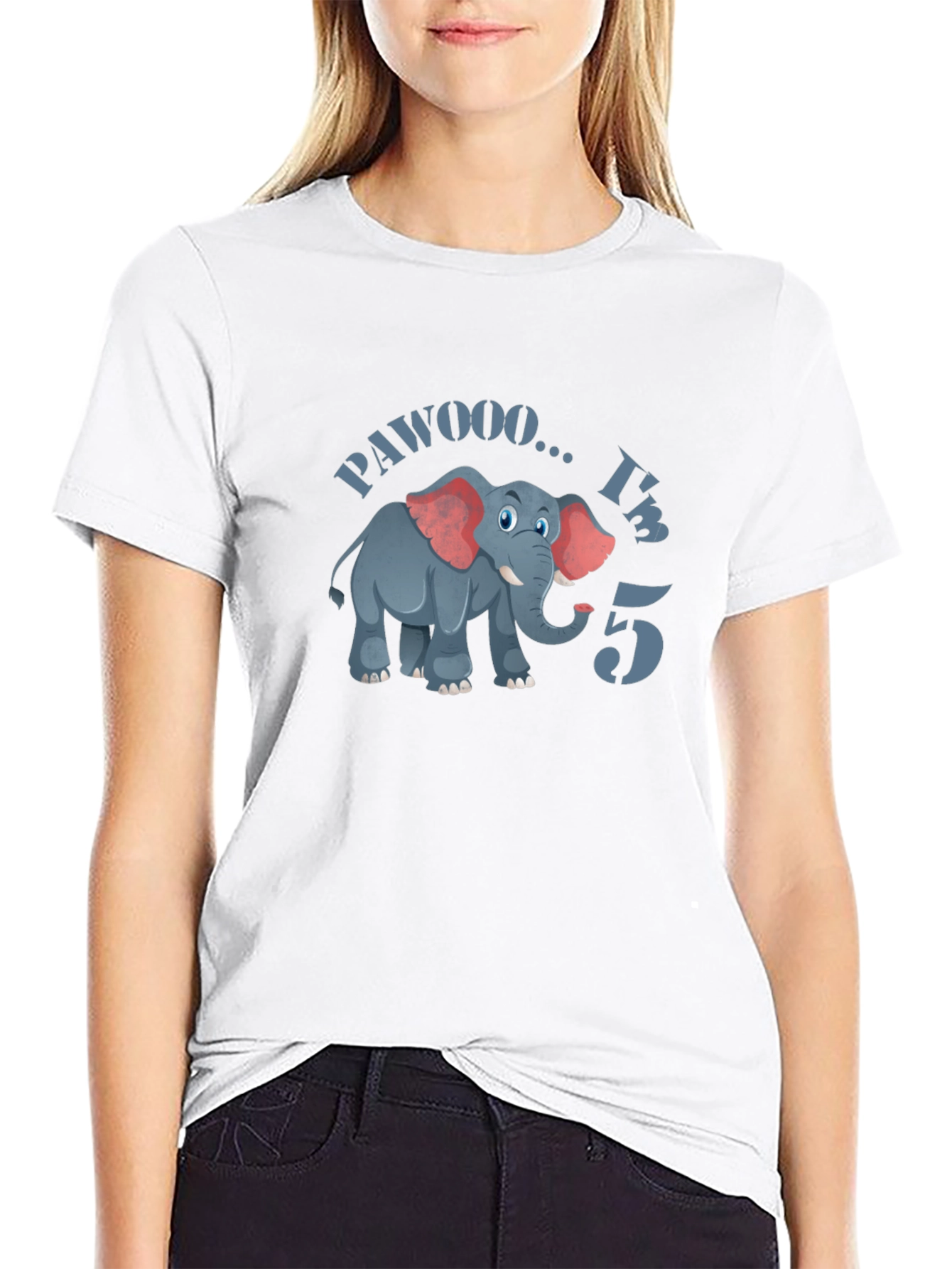 PAWOOO Im 5 Birthday T-Shirt