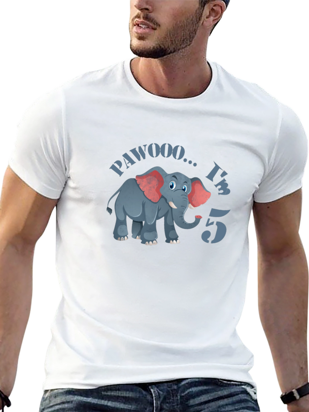 PAWOOO Im 5 Birthday T-Shirt