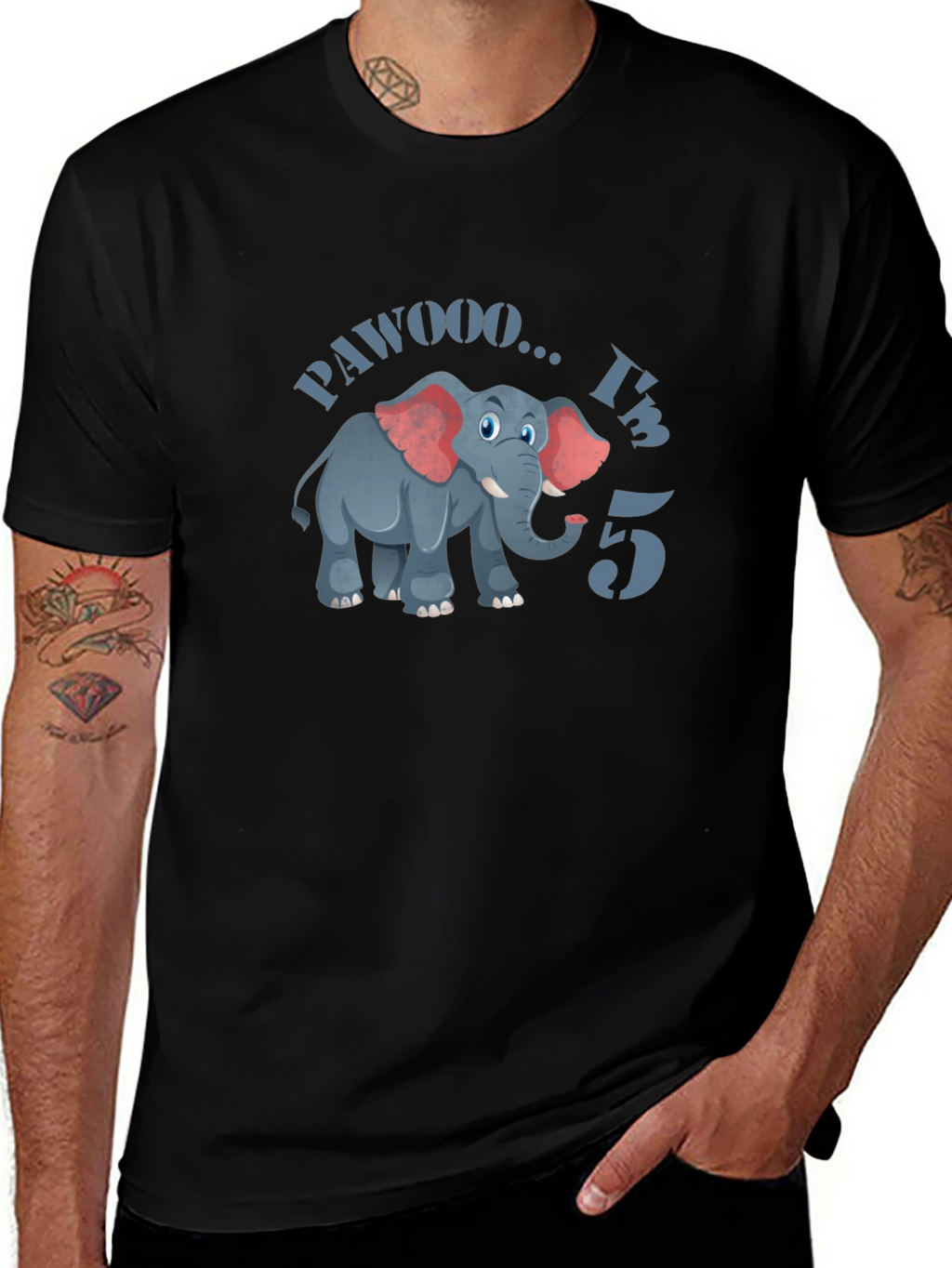 PAWOOO Im 5 Birthday T-Shirt