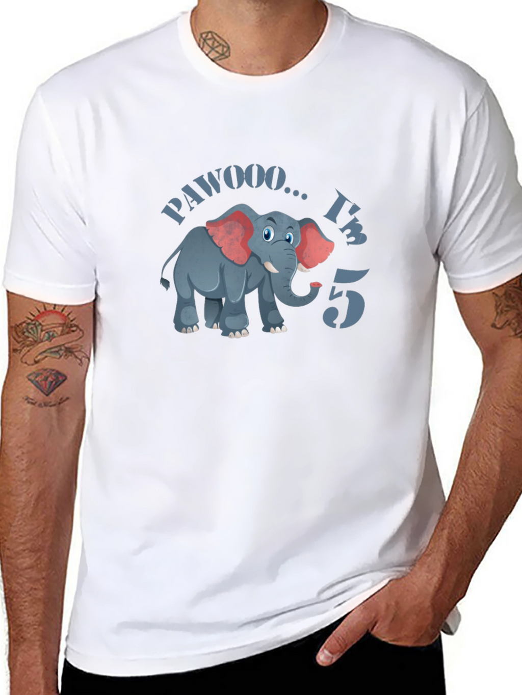 PAWOOO Im 5 Birthday T-Shirt