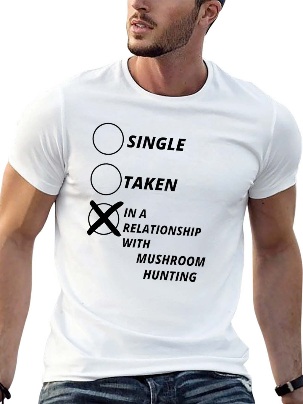 Mushroom Hunting Relationship T-Shirt
