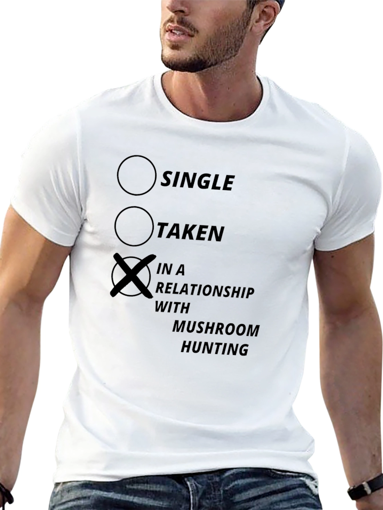 Mushroom Hunting Relationship T-Shirt