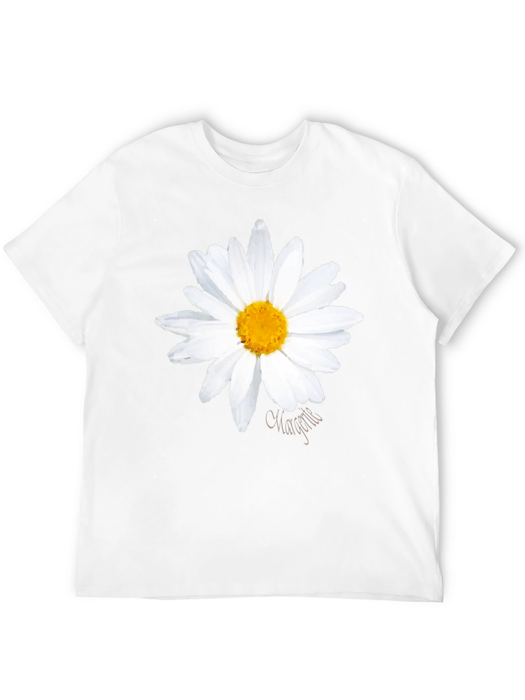Daisy Graphic Black T-Shirt - Summer Style