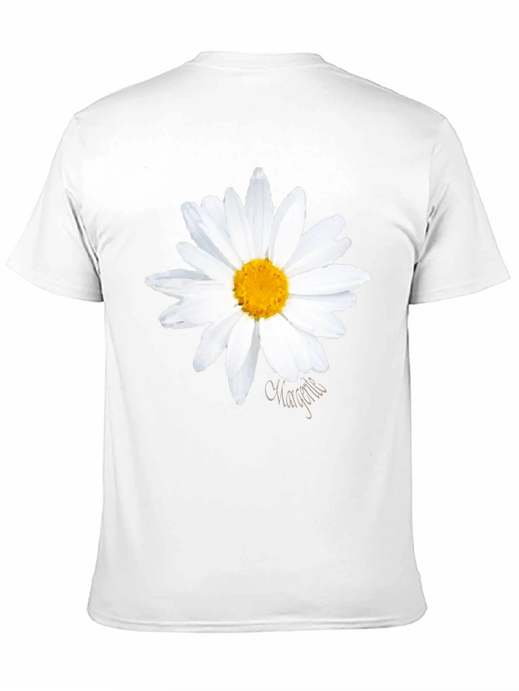 Daisy Graphic Black T-Shirt - Summer Style
